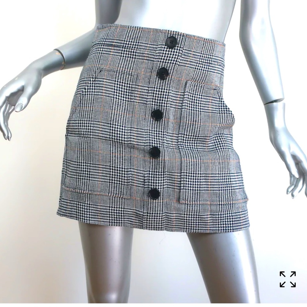 Veronica Beard Fisher Plaid Mini Skirt